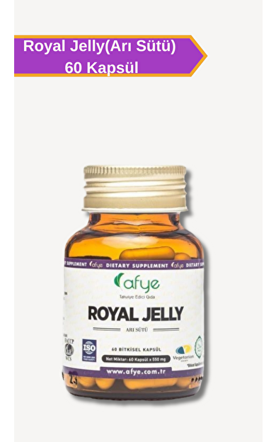 Afye Royal Jelly - Arı Sütü  60 Kapsül